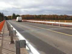 Проезд по мосту через реку Юхоть в Мышкинском округе открыли для движения большегрузов