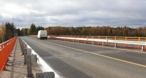 Проезд по мосту через реку Юхоть в Мышкинском округе открыли для движения большегрузов