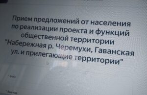 Какой будет территория вдоль Черемухи: рыбинцы могут высказать свое мнение