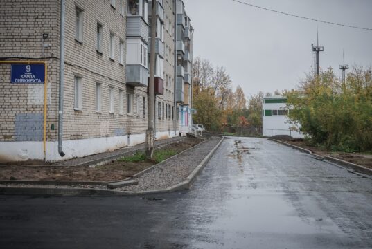 Ремонт дворов в Рыбинске близится к завершению